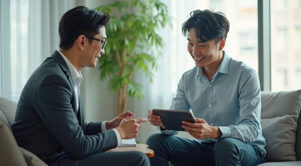 みらいキャリアの担当者による親身な転職サポートの様子